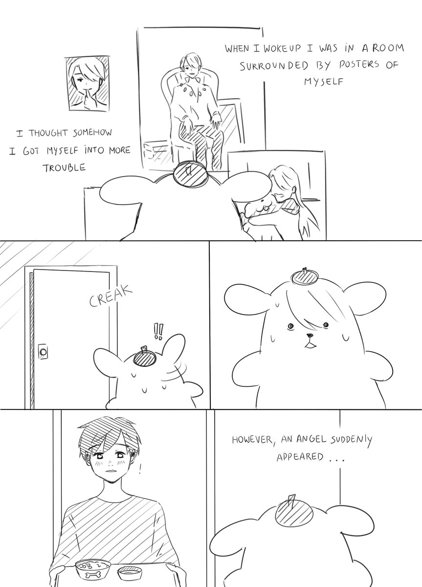 toratoramin's tweet photo. Pomvic AU ② (read from right to left) #yurionice #みんなのぽむヴィク https://t.co/9BQu0fEIoP
