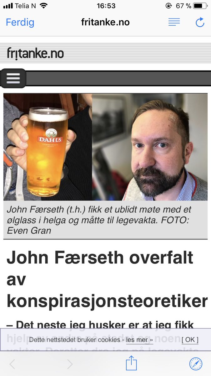 Når det kan være vanskelig å se forskjell på mann og pils..