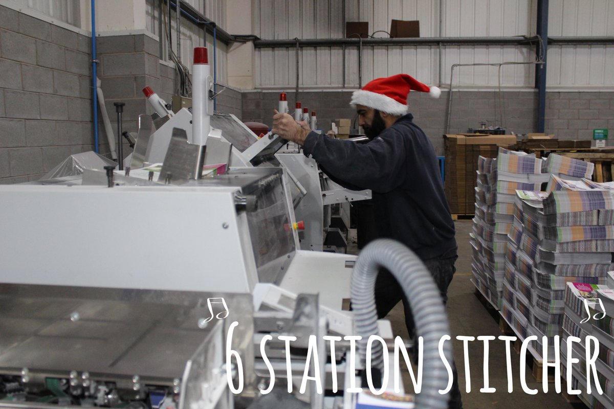 On the sixth day of Christmas, my true love sent to me: 

6 station stitcher. 

Our Heidelberg 6 station stitcher with cover feeder and endorse folding capabilities. #12daysofbahson #Heidelberg #folding #print #litho #booklets #brochures