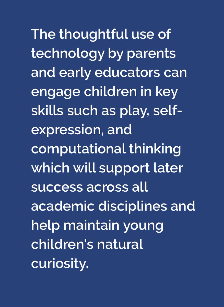 ddraper's tweet photo. Guiding Principles for Use of Technology with Early Learners https://t.co/kyZgUe0K0b Excellent guide for parents and teachers of lower grades. #AlpineSD #elemchat https://t.co/U7QS424jiZ
