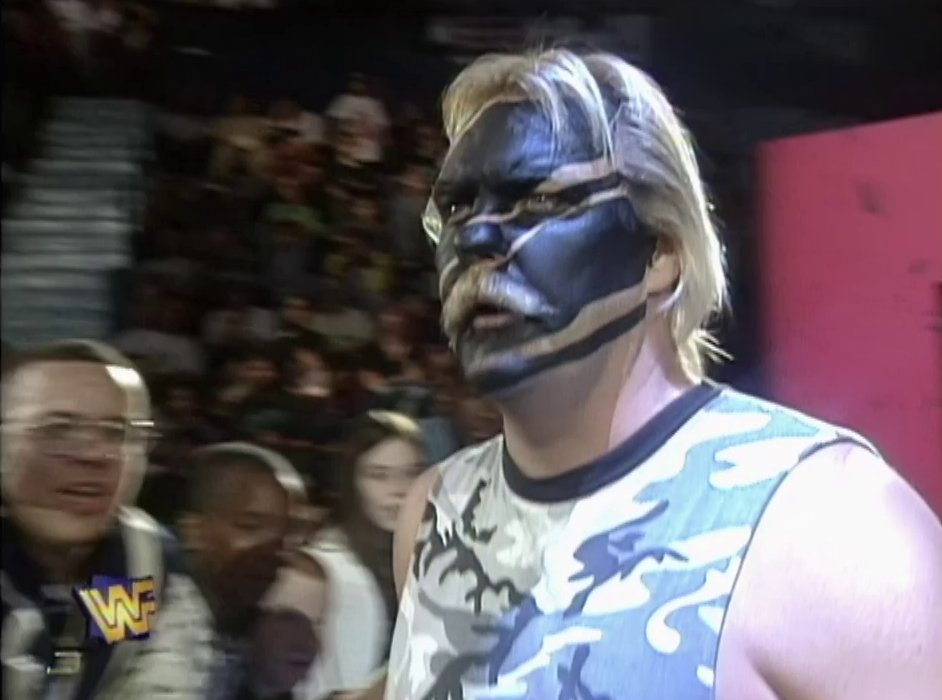 forever botchamania on Twitter: "The Stalker. Hailing from ''The Environment.'' Steve Austin on commentary: ''Why's Barry Windham got all that paint on his face? I know who he is, everyone knows who