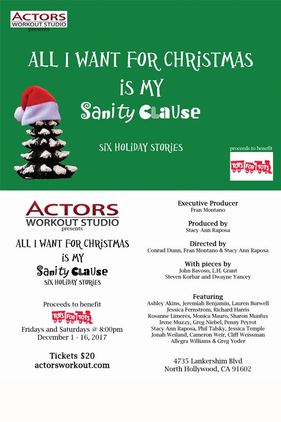 ActorsWorkout's tweet photo. "Come and fill yourself with gratitude and joy and many, many laughs. The talent and creativity presented on stage can rival any big theater production in town." -NoHoArtsDistrict
#LAThtr #NoHoArts #ActorsWorkout #ToysforTots https://t.co/y8FjLvok43