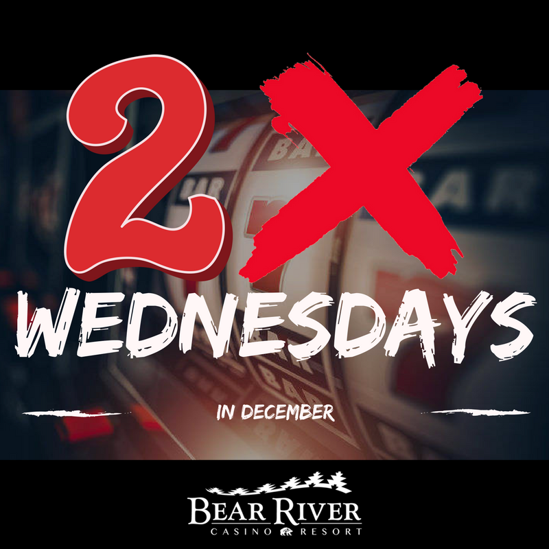 bearrivercasino's tweet image. Wednesdays in December just got better! Come double up your points for Winter Wonder Nights, Gift of the Month, and Cruise Giveaway!
__
__
__
#bearrivercasinoresort #berewarded #2xpoints #casino