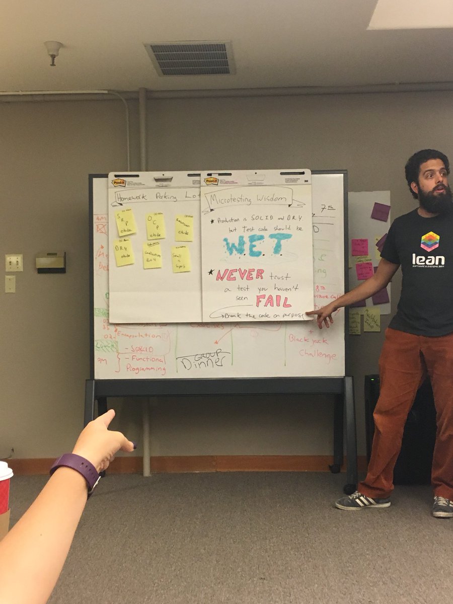 jessicaMMcCay's tweet image. “Never trust a test that you haven’t seen fail” #microtesting wisdom from @freire_da_silva