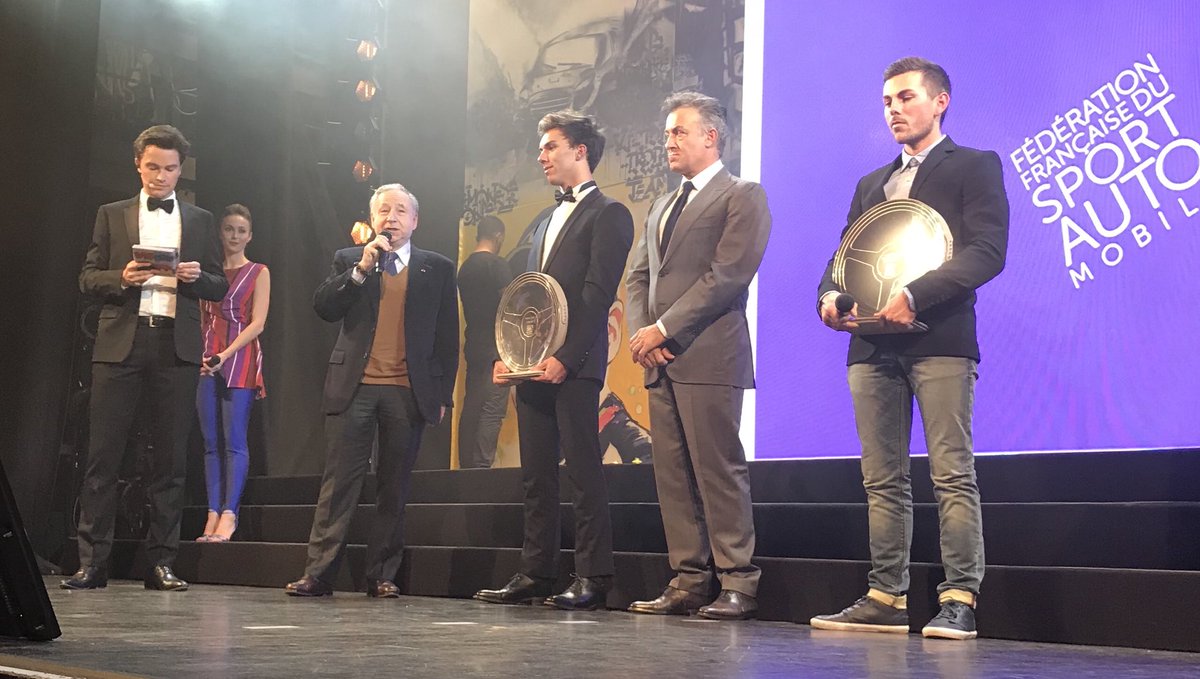 Bravo aux volants d’or de la soirée #TDSA de la <a href="/FFSportAuto/">FFSA</a> : <a href="/SebOgier/">Sébastien Ogier</a> Julien Ingrassia <a href="/OconEsteban/">Esteban Ocon</a> <a href="/PierreGASLY/">PIERRE GASLY 🇫🇷</a> <a href="/CyrilRaymondRX/">Cyril Raymond</a> et bientôt le retour du <a href="/GPFranceF1/">Grand Prix de France F1</a> ...avec N.Deschaux, J.Ragnotti et J.Alesi, heureux de célébrer une belle année pour le sport automobile français