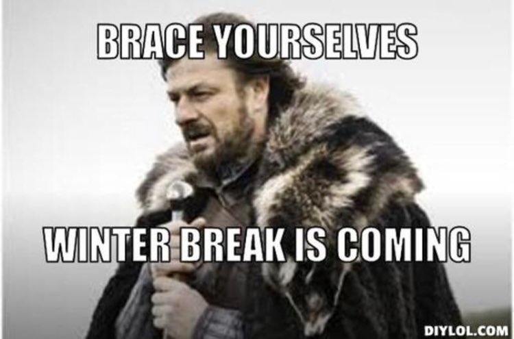 Last week of exams!! You can do this Pirates ☠️ #WinterBreakIsHere