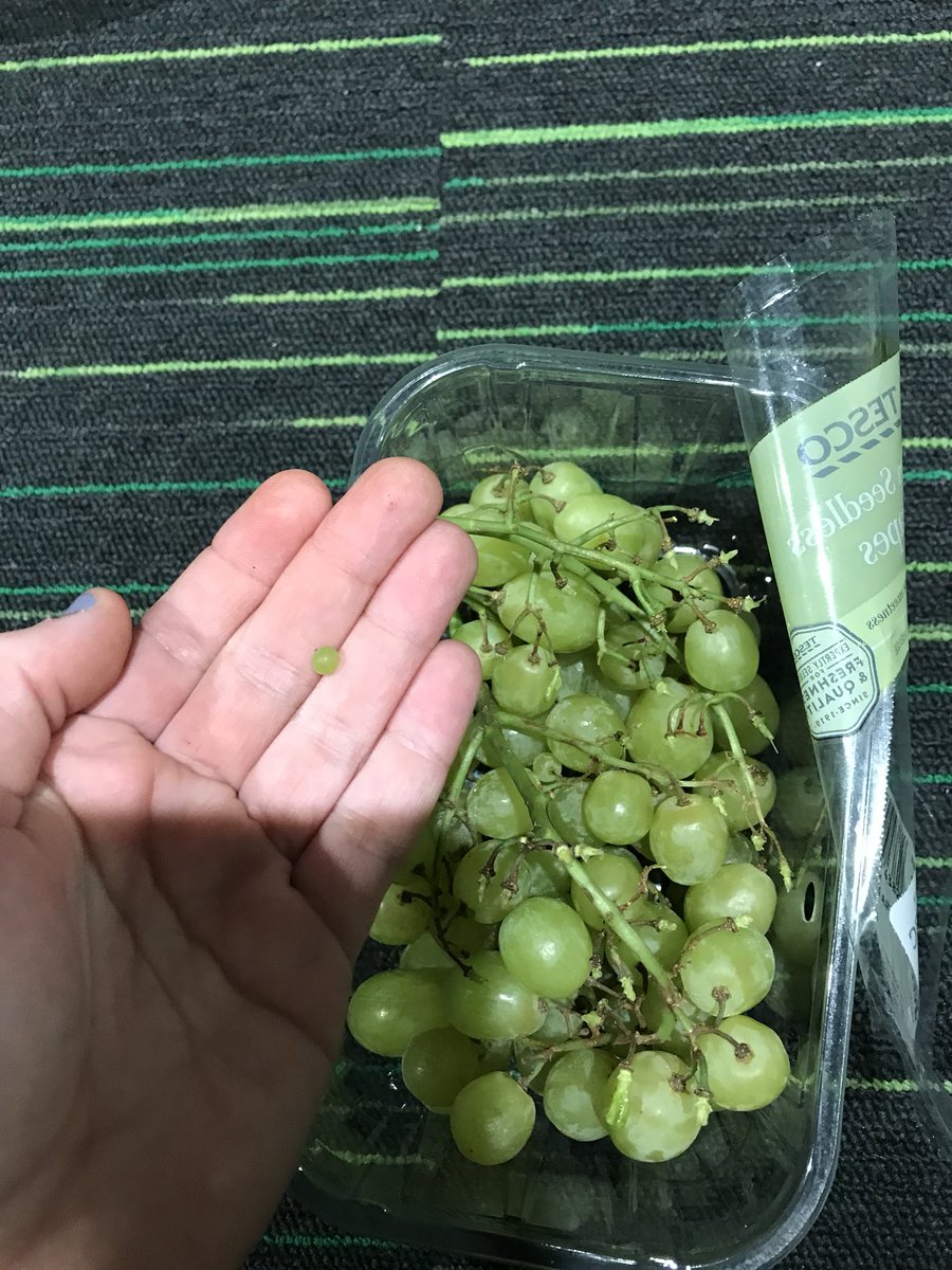 So I bought some grapes from Tesco...