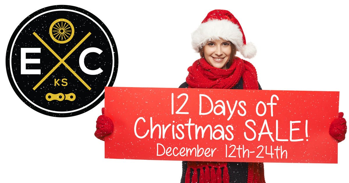 EliteCycling's tweet photo. It's @EliteCycling 's annual #12days sale! Tons of deals on your favorite bikes, apparel, accessories nutrition and more! Dec. 12th-24th - stop by to check out all the specials, take a test ride or pick up gift certificates for a special someone's stocking! https://t.co/asTLF0TyMq