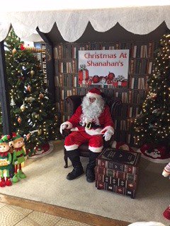 Thanks to all who stopped by on Saturday to visit Santa. 
He told us he felt really at home in Shanahan's and loved our Christmas shop 🎄 So if you haven't had a chance to visit, we are open from 8am to 6pm with lots of free parking. Recommended by Santa! 😀
#christmasiscoming