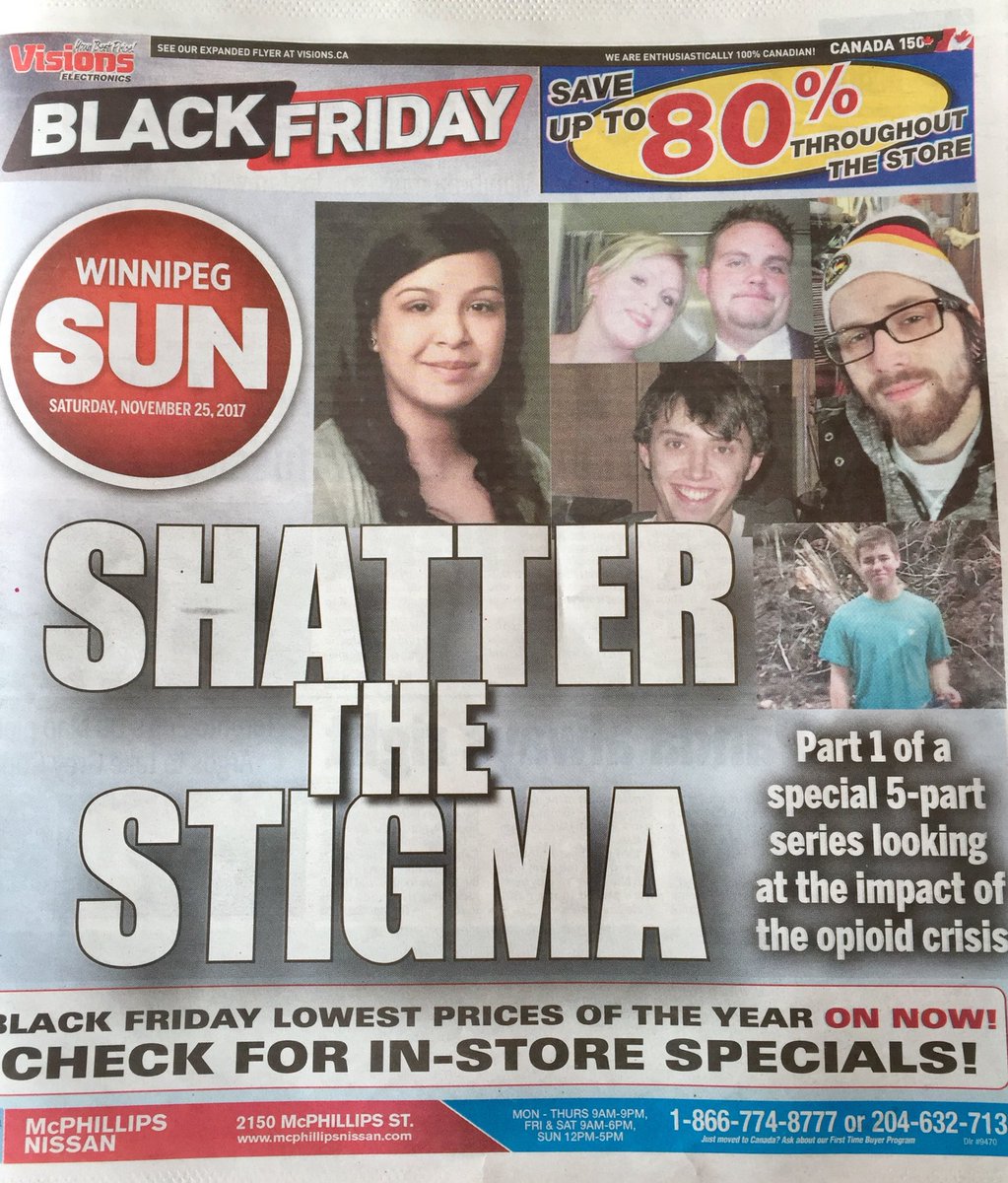 Winnipeg needs more long term treatment centres with long term second stage facilities. #shatterthestigma #letstalkaboutdrugs