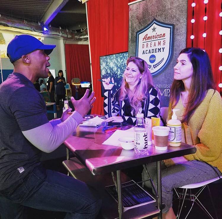 randizuckerberg's tweet photo. “Don’t be afraid to take your product and put it in front of somebody.” “If you have an idea, tell people.” #MondayMotivation this week is from the incredible @DaraTrujillo of @HSN and Gina Walshorn of @Quirky, who joined us this weekend at @suestechkitchen! https://t.co/wYYskcG1yu