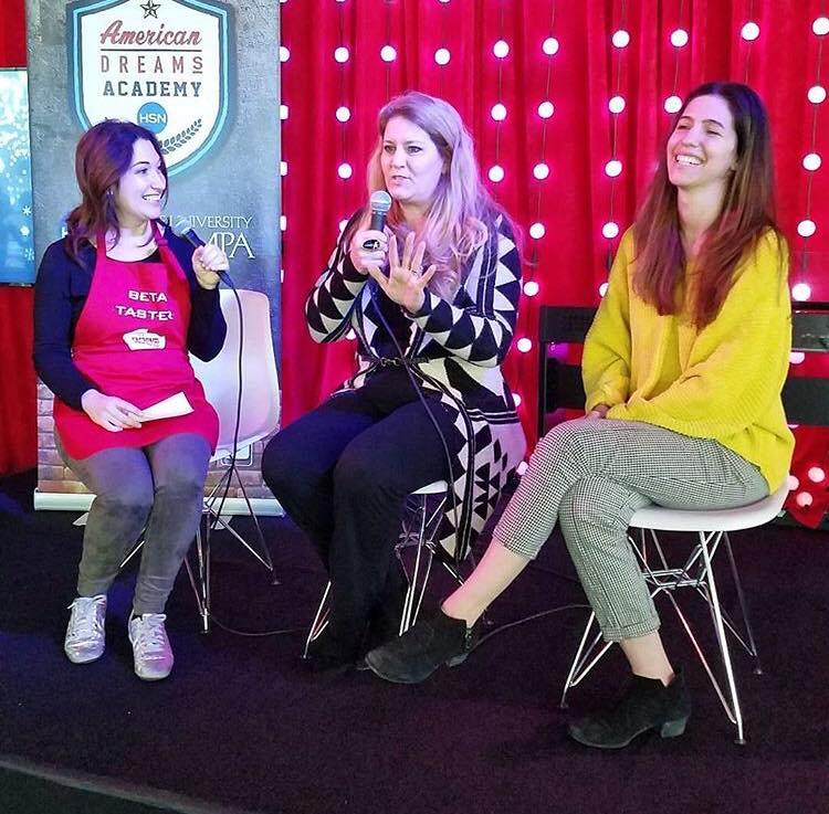randizuckerberg's tweet photo. “Don’t be afraid to take your product and put it in front of somebody.” “If you have an idea, tell people.” #MondayMotivation this week is from the incredible @DaraTrujillo of @HSN and Gina Walshorn of @Quirky, who joined us this weekend at @suestechkitchen! https://t.co/wYYskcG1yu