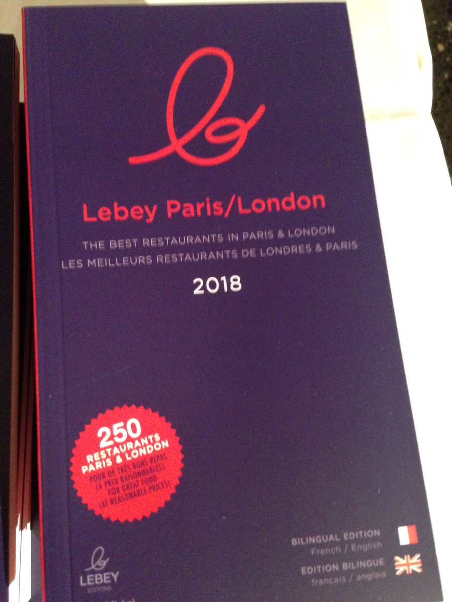 AnneLaureBanse's tweet photo. Lancement de la 3e édition du guide #Lebey 2018 qui répertorie les 250 meilleurs restaurants de #Paris et #Londres #ParisLondon #AHDB @bfmparis @BFMTV https://t.co/gORvcWWesi