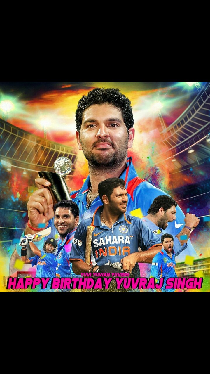 Happy birthday sixer king yuvraj singh 