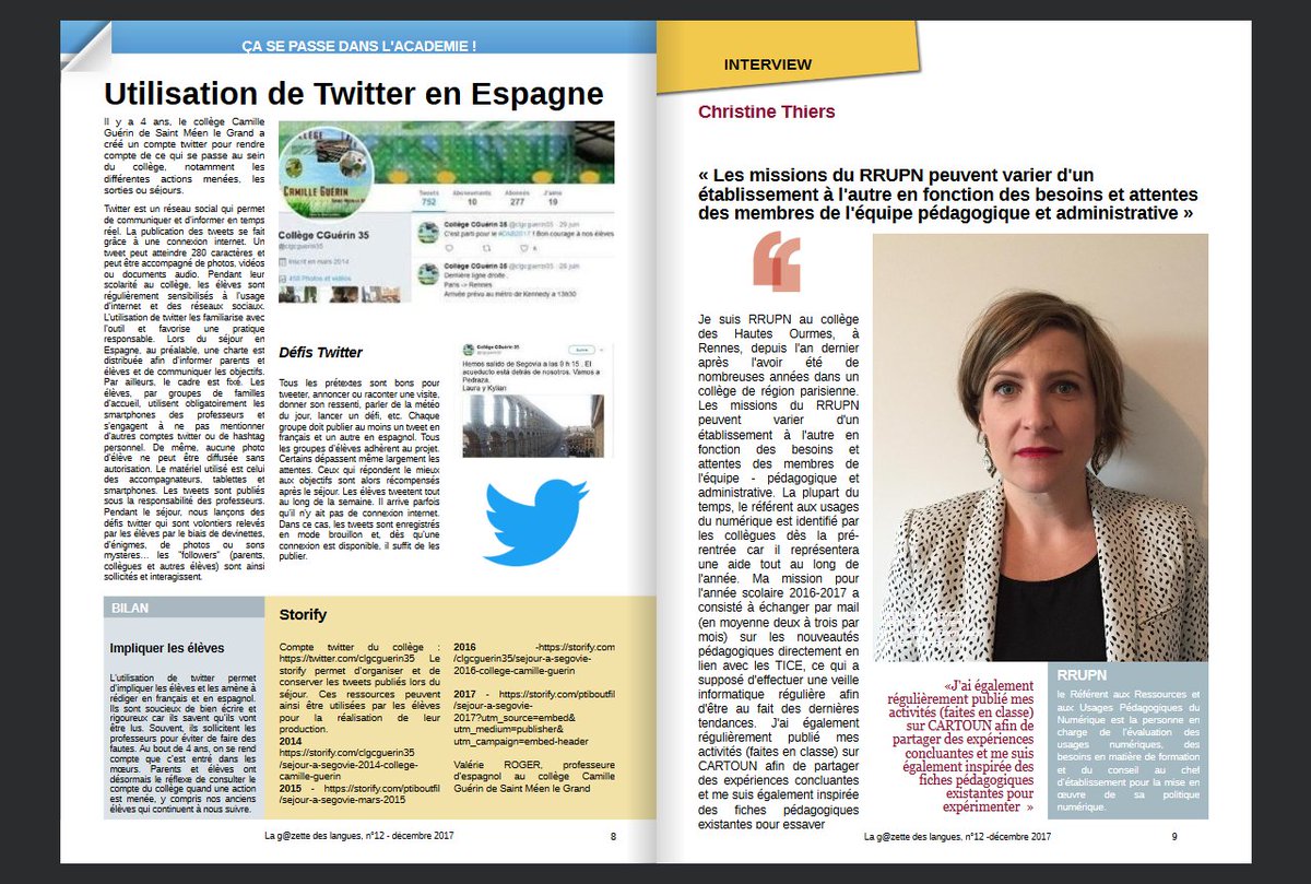 jmlebaut's tweet photo. La gazette des langues par @regitice35 : https://t.co/93XBr3vT3t Au sommaire : réseaux sociaux, #RRUPN, #BYOD, baladodiffusion ...  https://t.co/93XBr3vT3t https://t.co/Rf8dPvFjRO