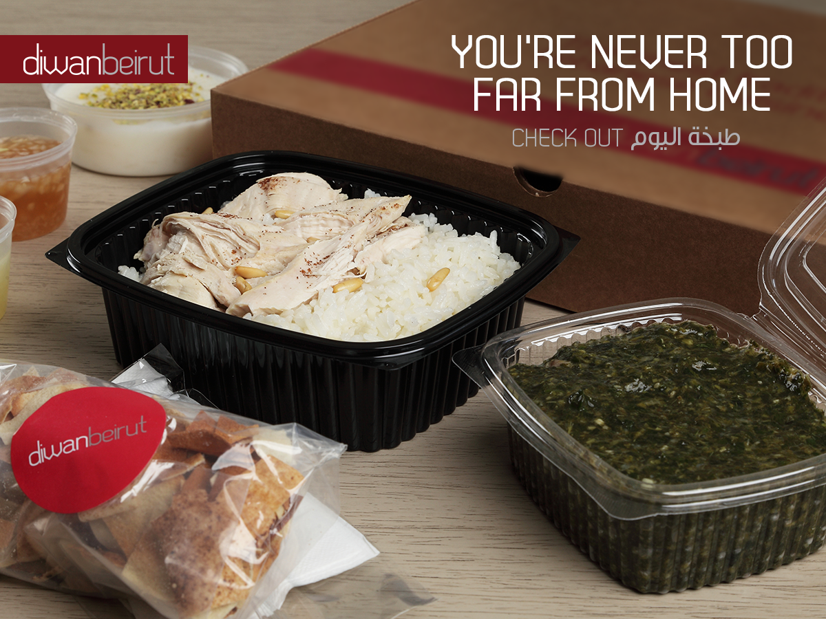 DiwanBeirut's tweet photo. Wherever you are, we deliver homemade food! Take a look at our daily dishes calendar https://t.co/8cAhY2gcSa https://t.co/md3T7rXC84
