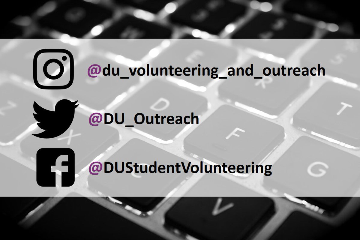DU Student Volunteering and Community Outreach tweet media