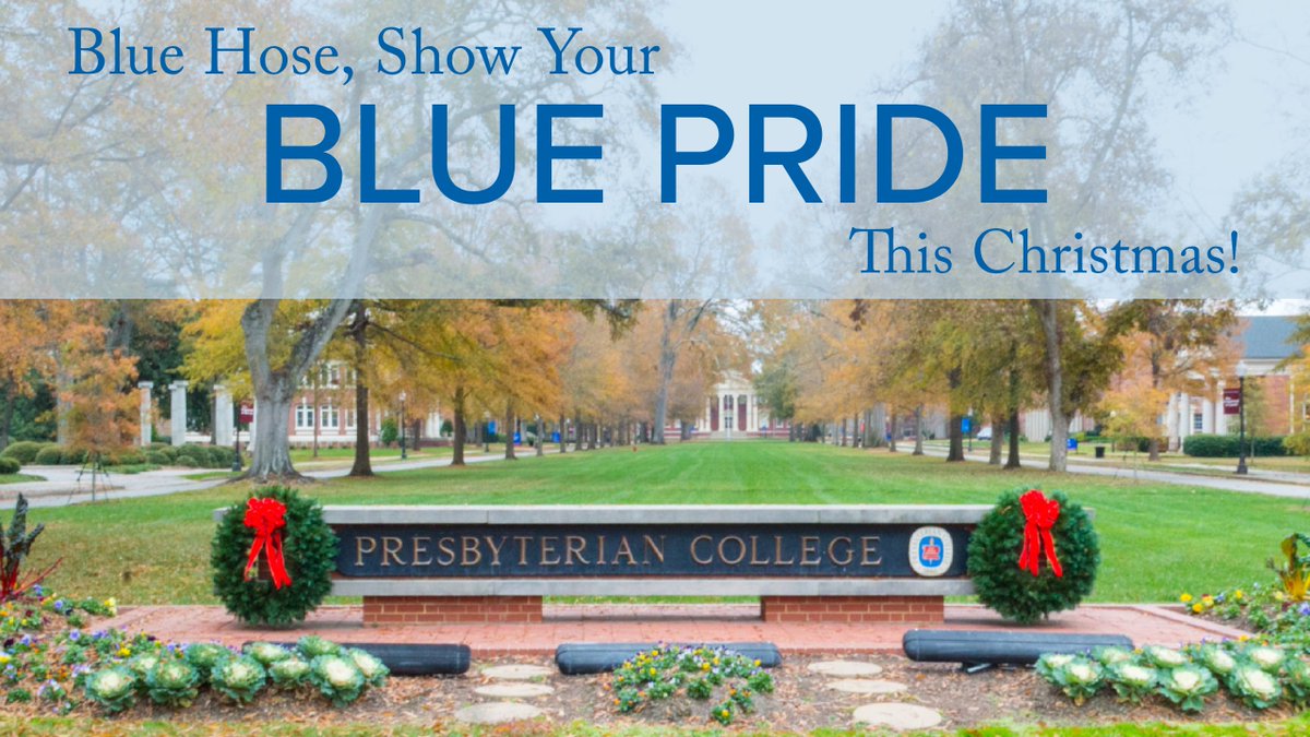 PCBluePride's tweet photo. Blue Hose, Show your Blue Pride this Christmas! 💙🎄
Post your PC Christmas Decorations &amp; Pictures, and We’ll share them here! Tag @PCBluePride and Use #PCBluePride &amp; #PCChristmas
•
•
•
#BlueHose #PCBluePride #PCChristmas #ononPC #PresbyterianCollege https://t.co/wgMnDTUEUu