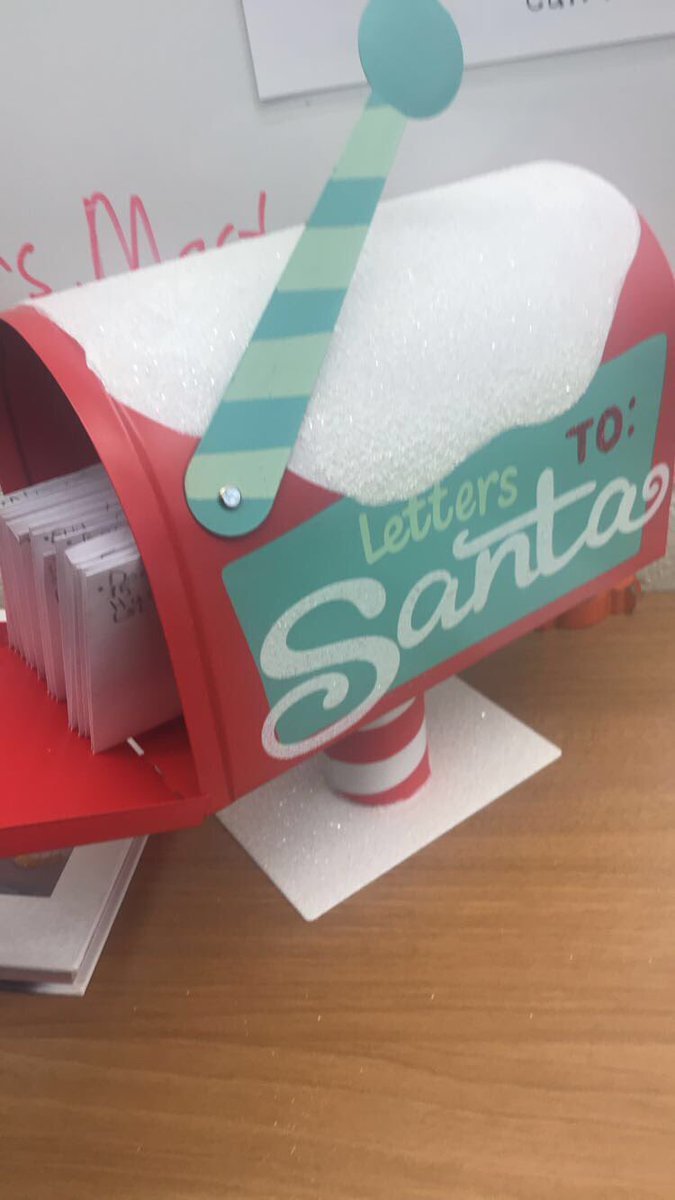 dfurlong1's tweet photo. Last week we practiced letter writing and mailed our letters to Santa with our special mailbox, where our letters disappear right to the North Pole ! @stahces https://t.co/W0ByIqYkGa