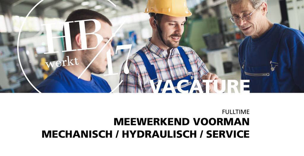 #Groeiend, #innovatief #internationaal #bedrijf zoekt een #meewerkend #voorman. Interesse? Solliciteer dan nu via info@hb17.nl.#hb17werkt 

hb17.nl/vacatures/meew…