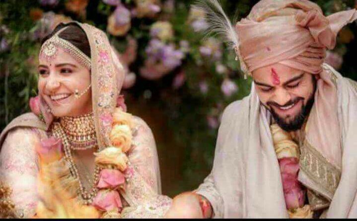 ripple2869's tweet photo. #VirushkaWEDDING #Awwwww #Adorable #lookingsocute #GodBlessU #Made4EachOther.. #Congratulationsssss https://t.co/J5yxPrrDsQ