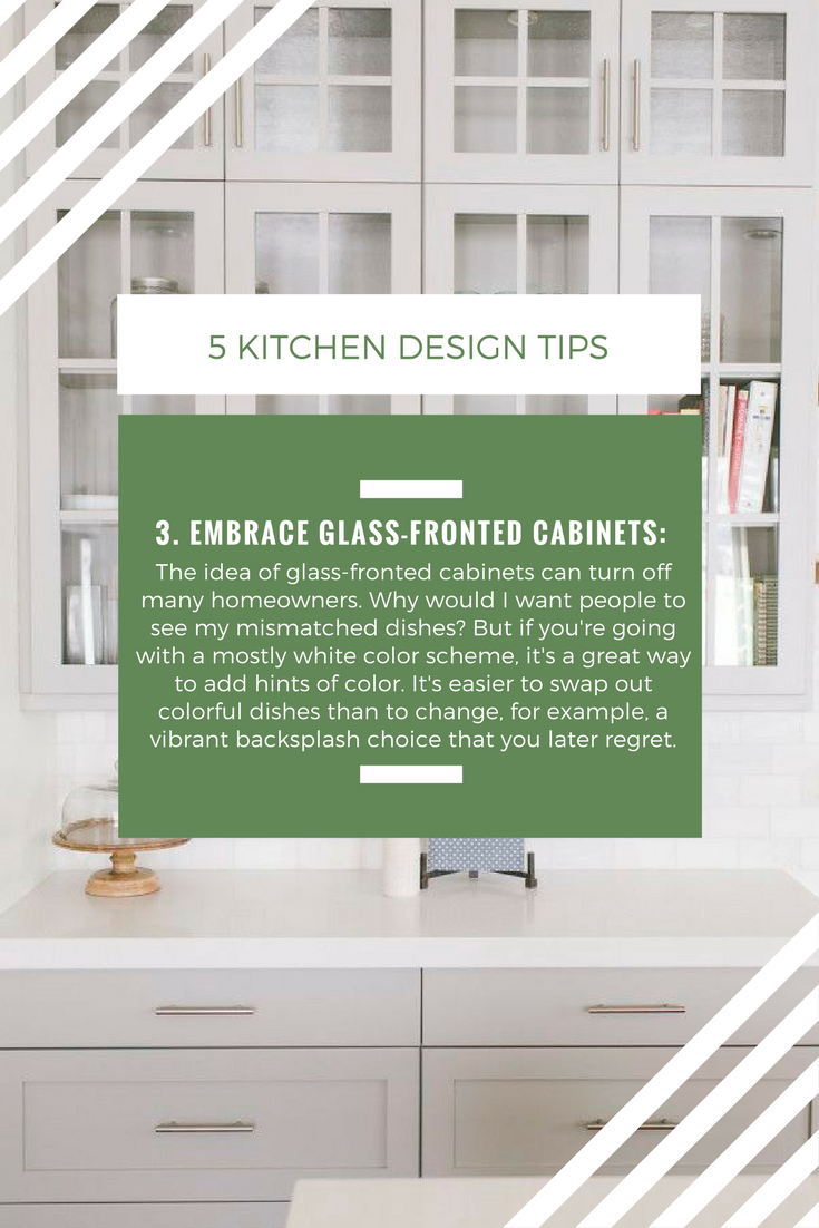 RandMContractor's tweet image. Do you have a neutral kitchen? Add a splash of color or show off #holiday kitchenware with glass-fronted cabinets.