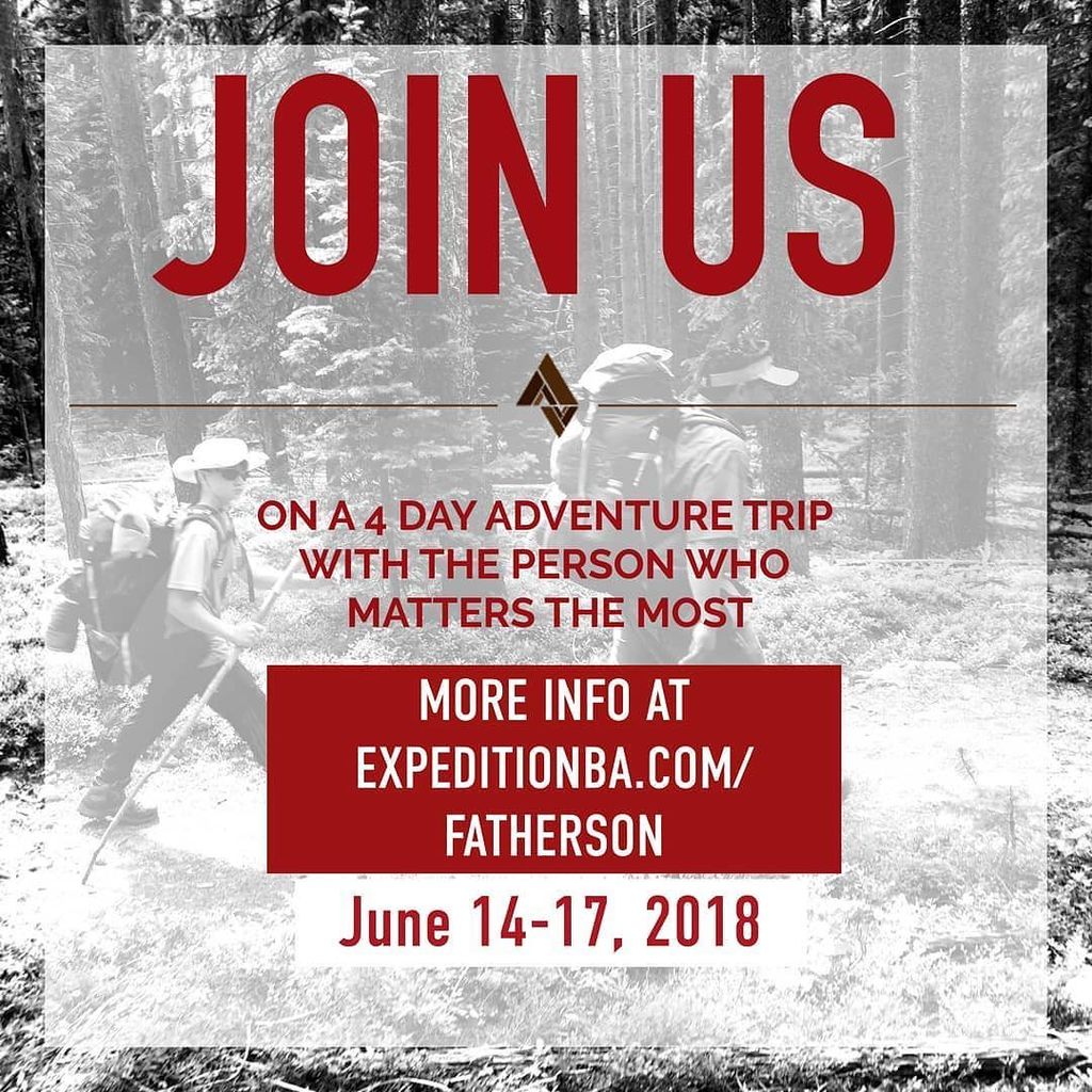 ExpeditionBA's tweet photo. Join us this summer on our Father and Son trip! Don't miss out on an opportunity to make life long memories with one of the people that matters the most.
•
Check out the link in out bio for more info! •
 #RenewalAwaits https://t.co/R1lblY04iQ https://t.co/KHN0e52OiO