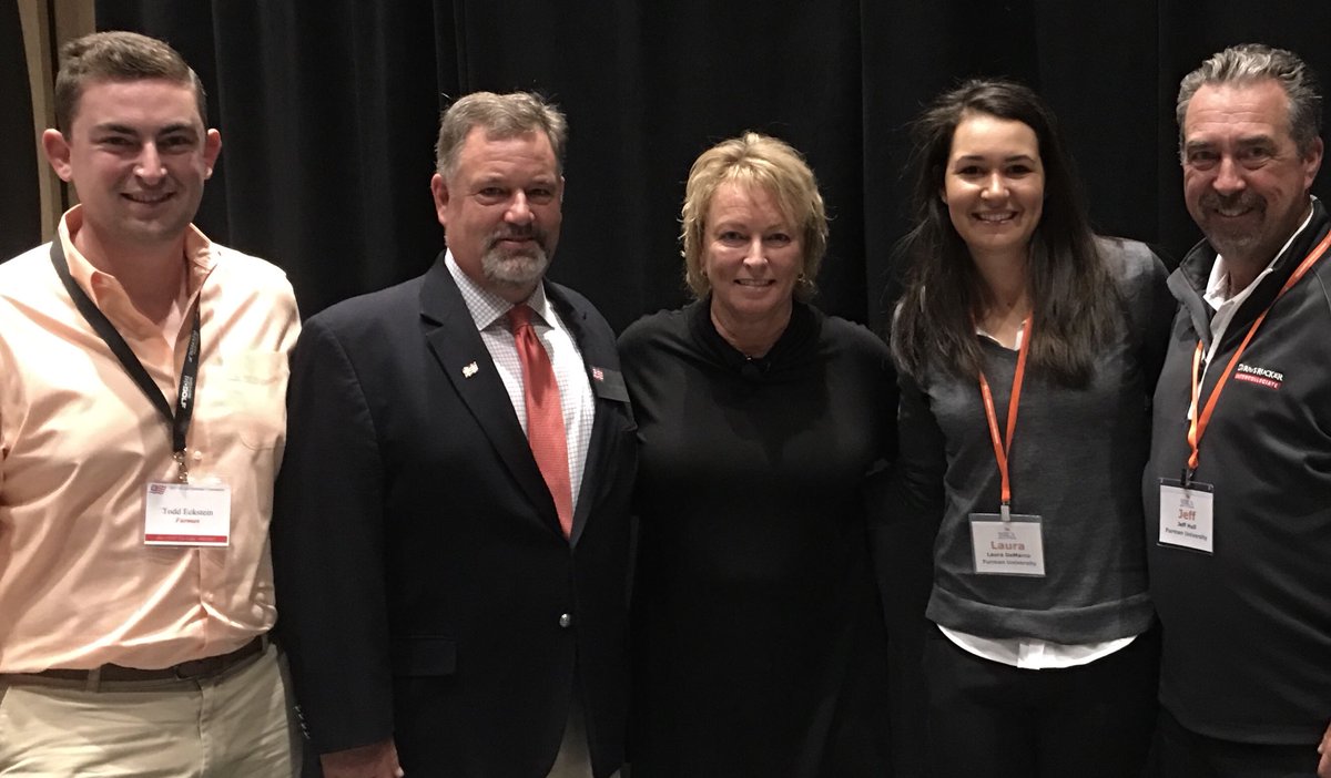 Fantastic talk from <a href="/FurmanWGolf/">Furman Women's Golf</a> alum Dottie Pepper at the <a href="/GolfCoachesAssn/">GCAA</a> Convention #RollDins