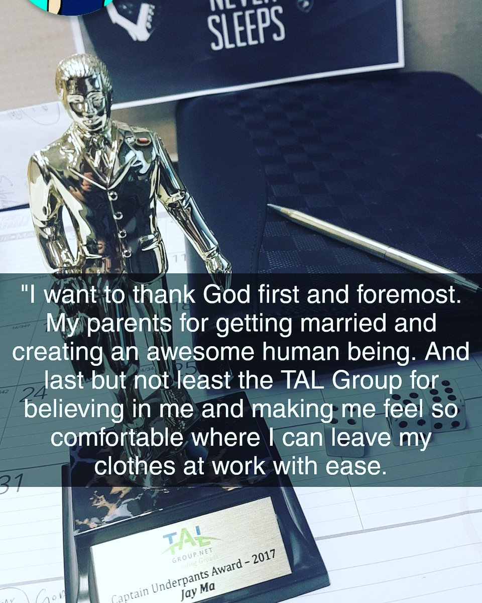 JayRecruit's tweet photo. I want to thank my family at @TALGroup  who always made me feel at home and had faith in me even when I wasn't at my best.  #cheers to a great 2017 and an even better 2018. #MarkMyWords #SuccessStories https://t.co/0EFohg3xtz