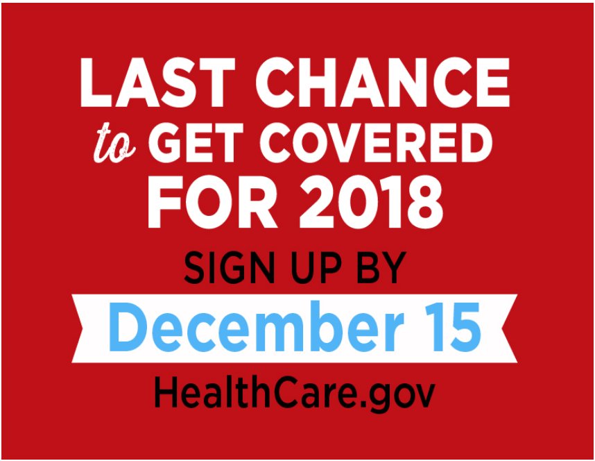 ChatmanLLC's tweet image. There are ONLY 5 DAYS LEFT to #GetCovered in 2018! We will be at the Newark Library on the last day of Open Enrollment - December 15 from 10 AM to 5 PM. Please join us for this FREE Open Enroll-a-thon. All ages, family sizes and income levels are welcome to attend. Let us help!