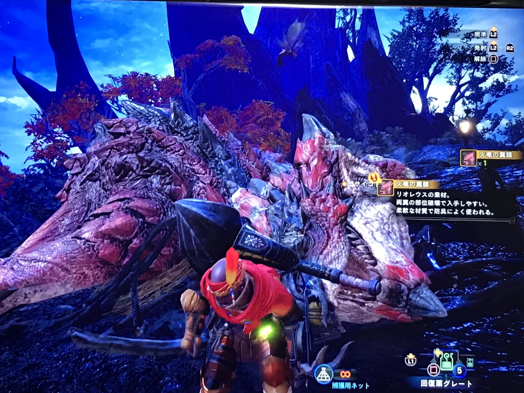 えどさん レウスソロハンマーで討伐完了 俺の体験版は終わった モンハンワールド Mhw Mhwベータ T Co Gaxv3bpiek Twitter