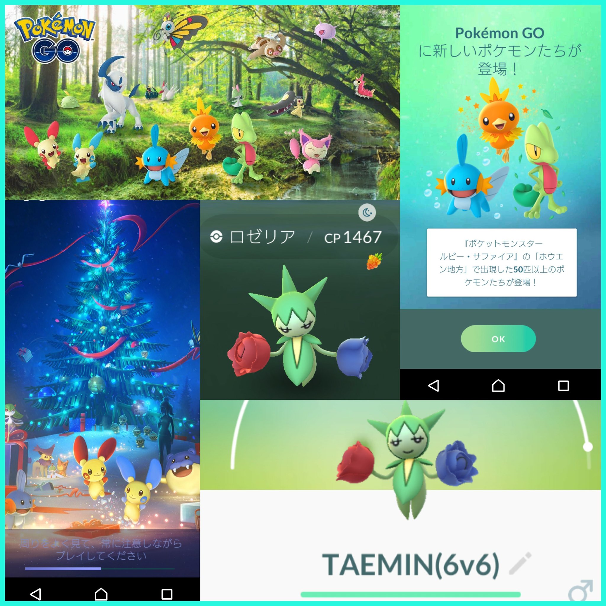 まなみっきー Twitterren 12 9ミノの誕生日からポケgo第三世代 ホウエン地方 が実装されました テミンちゃん ロゼリアをgetしたかな 6v6 Shlneeカラーで赤いバラと青いバラを持っているから名前をtaeminにしたよ しかも 技1は はっぱカッター どくづき 技2