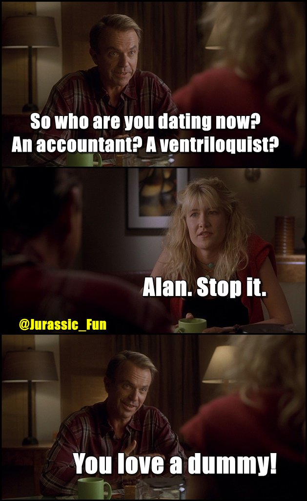 Jurassic Fun On Twitter Alan Grant Having An Owen Grady Moment Fallenkingdom Jurassic Fun On Twitter Alan Grant Having An Owen Grady Moment Fallenkingdom