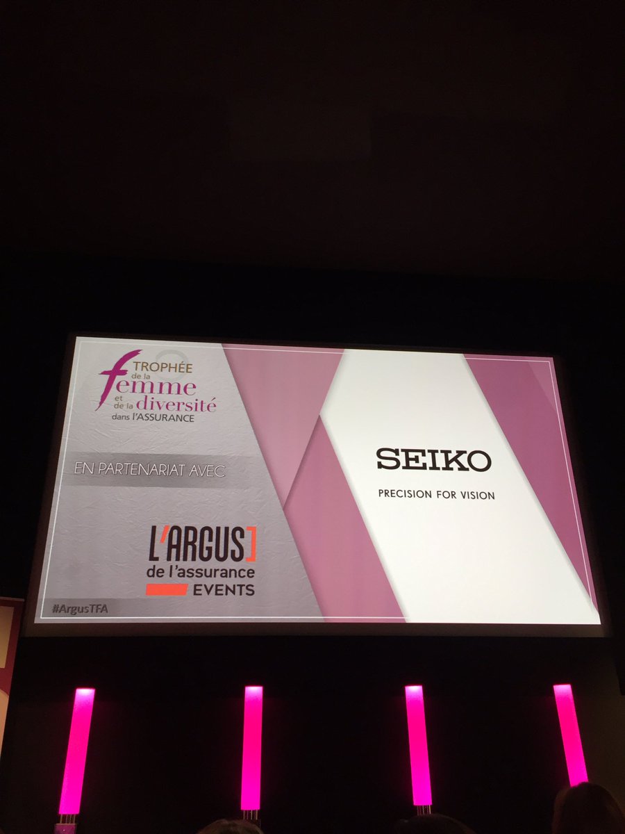 Place à la cérémonie des Trophées de la femme de l'assurance
#ArgusTAF