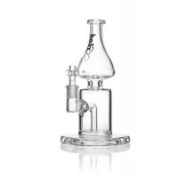 wrap_leaf's tweet image. Introducing to @wrap_leaf: The Helix Straight-Based Water Pipe is 8.75" tall and made of 60mm tubing. Its fission down-stem diffuses smoke through water and is fixed inside the pipe to prevent breakage. #SkilledTrade #craftsmanship #highest #quality #exquisite #Manufacturing