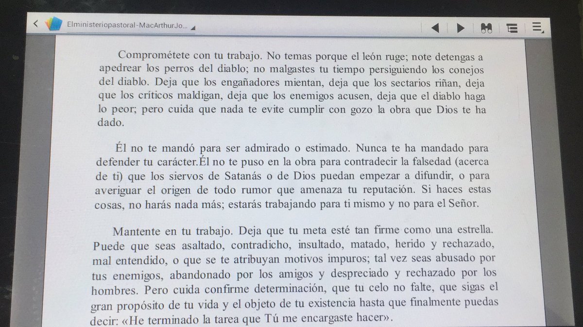 cirg84's tweet photo. Excelente cita. Tomada del libro “Ministerio Pastoral” de John McArthur, pág. 23. @HeinCarlos  @chrisgavilanes @brunoraso https://t.co/j5t2Cgbvrm