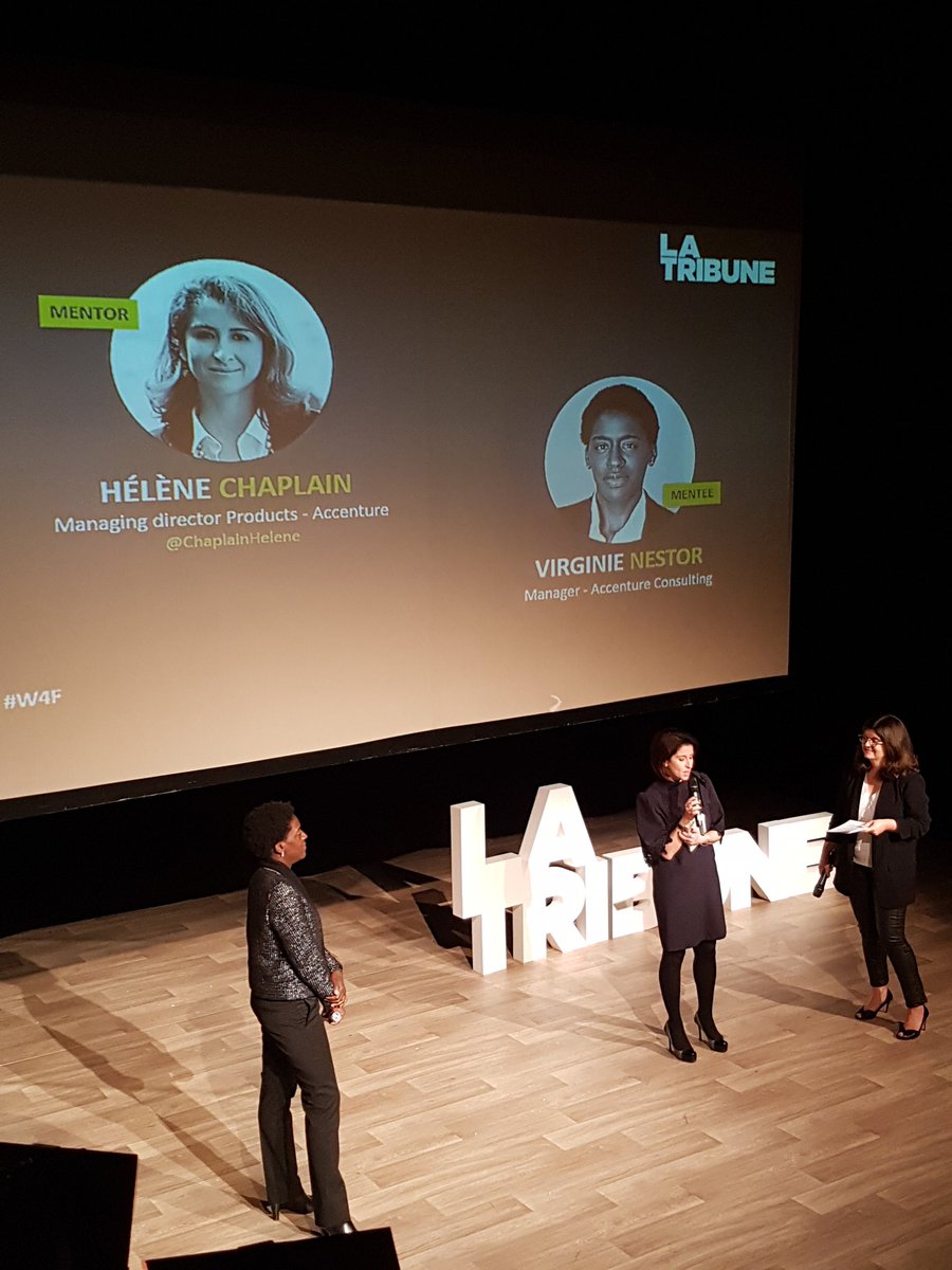 AlexLefeuvre's tweet photo. .@chaplainhelene :
"Je ne veux pas entendre qu'une femme a réussi parce qu'elle est une femme mais parce qu'elle a du talent !" 
#Merci #W4F #WomenForFuture https://t.co/1QE6evebwo