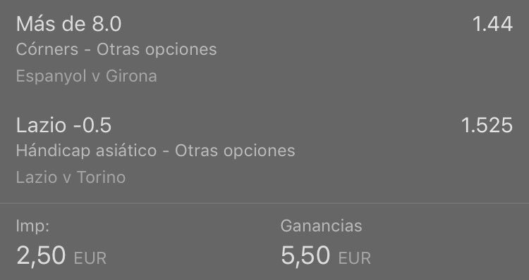 Freepicks321's tweet image. OS DEJO 5 PICKS:
STAKE 2,5💪🏽💶