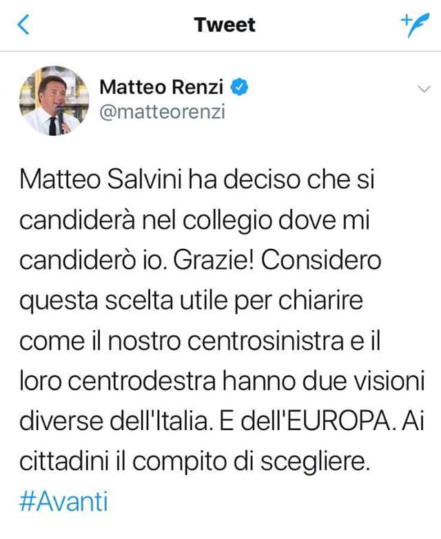 gq_gianni's tweet photo. Che dite, #salvini farà come il #conigliocacasotto che è scappato a #gambelevate? 😎😎😎 https://t.co/rHPSUQVGac