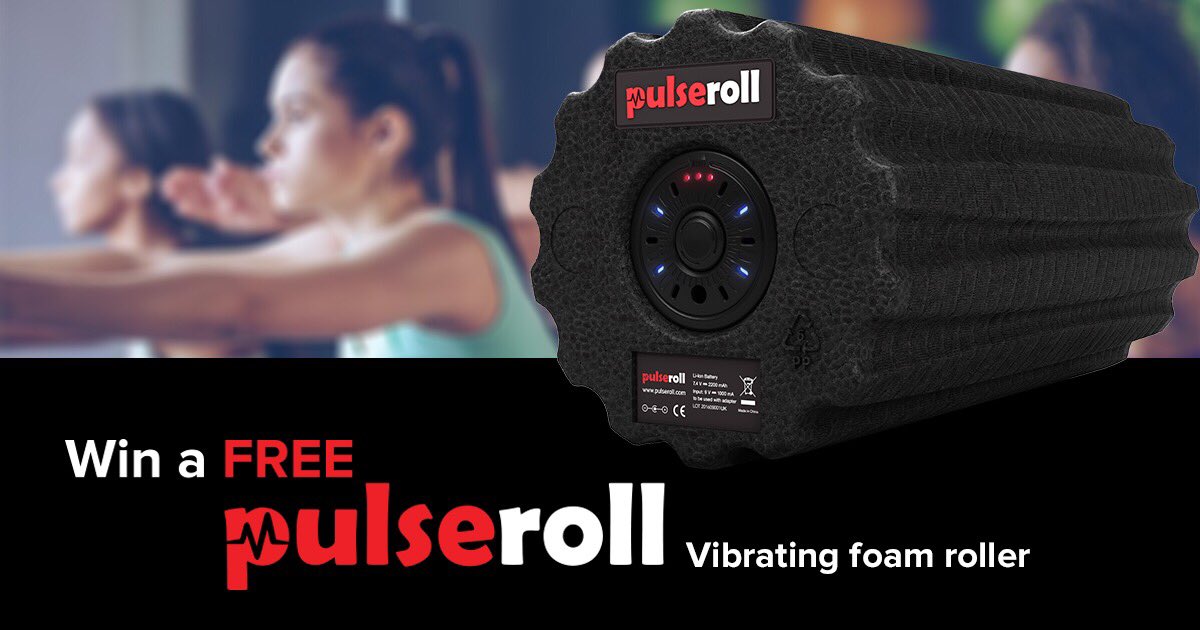 pulserolluk's tweet photo. 🎉Competition time at Pulseroll🎉Win a FREE £99 Pulseroll 4 speed Vibrating Foam Roller that is used by GB Athletes &amp; Fitness enthusiasts across the UK! To enter you must FOLLOW Pulseroll, LIKE and RETWEET this is post. The lucky winner will be announced on Sunday 17th December. https://t.co/U5j6NjtbWK