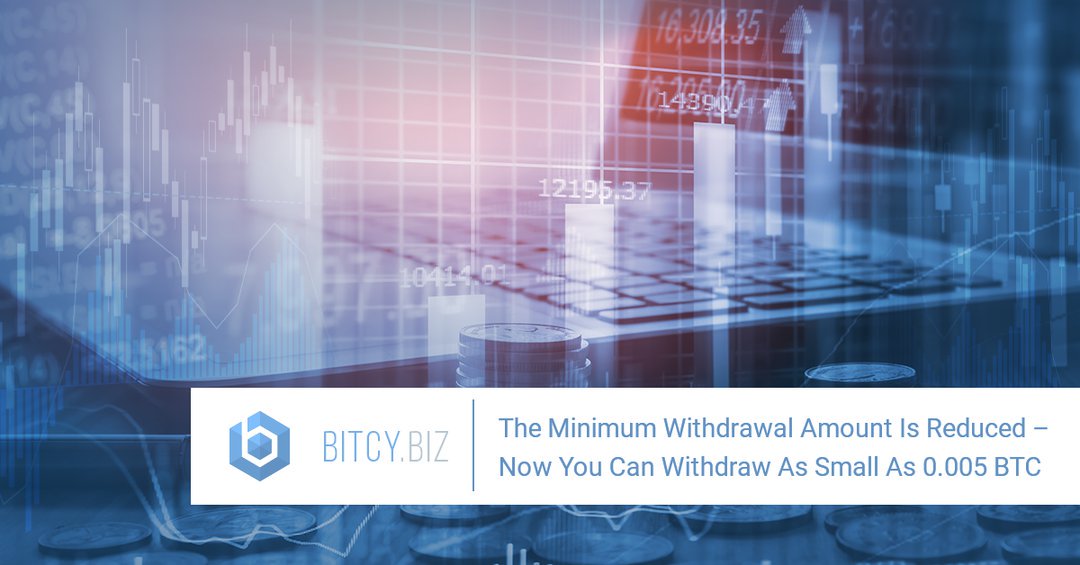 💸 The Minimum Withdrawal Amount Is Reduced – Now You Can Withdraw As Small As 0.005 BTC
#bitcoin #BTC #analysts #limit #Blockchain #money #deposit #investment goo.gl/8J5BMQ