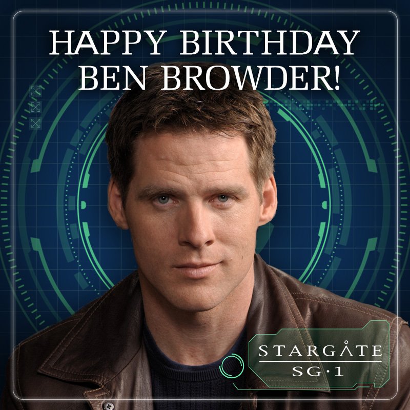 Happy birthday Ben Browder! 