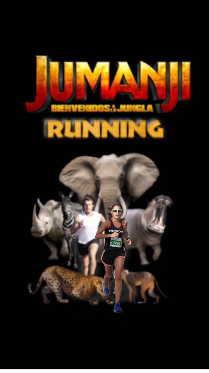 PilukaTri's tweet photo. #JumanjiRunning Nueva App del Running 🏃🏻‍♀️🐘🦏🐗🐅 https://t.co/M5mMPxd1c4