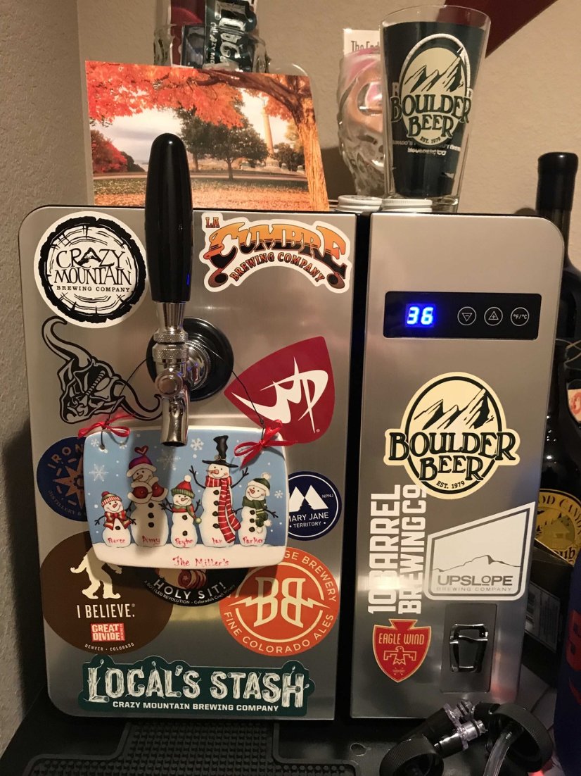 Hey folks! Thought I'd share one of the more decked out SYNEK's I've seen, courtesy of Ian Miller, way to represent #Colorado #breweries mate! Send us a pic of your beautiful SYNEK and we'll give ya a shoutout! #CraftOnDraft