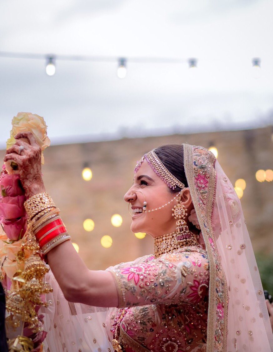 This bride has everybody swooning!   @AnushkaSharma  #VirushkaWEDDING  https://instagram.com/p/Bcku2tahFd2/ 