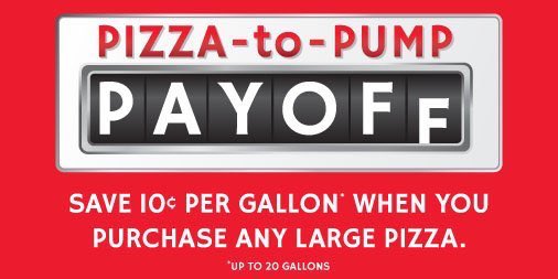 This month, not only will you get #Casey's chow with a large #pizza purchase but you will also receive 10 cents off #gas with every large pizza purchase! information visit: bit.ly/2yODCEb Certain restrictions apply. See store for details. #caseysgenstore #grabandgopizza
