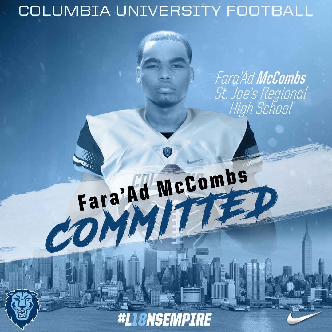Big Congratulations to St Joes WR <a href="/FaraadMcCombs/">Deuces 🏁</a> on his Commitment to Columbia University! 🔵⚪️🦁 #Columbia #teamPH #bephenomenal #performancehealth #injuryprevention