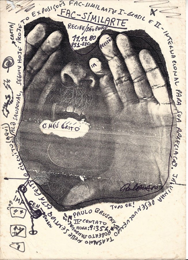 Less than one week left! Closing 12/16, "Xerografia: Copyart in Brazil, 1970–1990" <a href="/usdgalleries/">University Galleries</a> examines the innovative uses of ordinary commercial copying practices by artists working in Brazil across two politically fraught decades: bit.ly/2BPidrs #PSTLALA