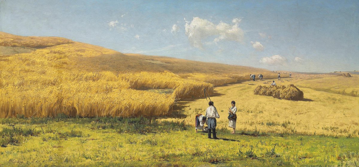 ‘Harvest in Ukraine’ - Vladimir Orlovsky #painting
