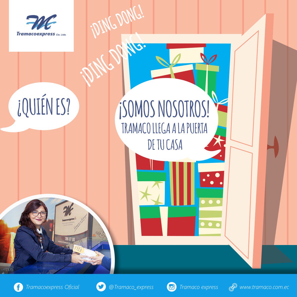 #Tramaco llega a la puerta de tu casa,somos la mejor opción para tus envíos, trabajamos con rapidez, confianza y seguridad.
Tus envíos en las mejores manos y #SiempreATiempo